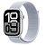 APPLE Watch Series 10 GPS, 46mm Aluminiumgehäuse, Silber mit Sport Loop, Blaue Wolke (MWWN3QF/A)