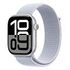 APPLE Watch Series 10 GPS, 46mm Aluminium Case, Silver with Sport Loop, Blue Cloud (MWWN3QF/A)