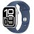 APPLE Watch Series 10 GPS, 46mm Aluminium Case, Silver with Sport Band M/L, Denim (MWWM3QF/A)