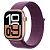 APPLE Watch Series 10 GPS + Cellular, 42mm Aluminiumgehäuse, Roségold mit Sport Loop, Pflaume (MWXC3QF/A)