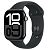 APPLE Watch Series 10 GPS + Cellular, 46mm Aluminiumgehäuse, Diamantschwarz mit Sportarmband M/L, Schwarz (MWY43QF/A)