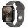 APPLE Watch Series 10 GPS + Cellular, 42mm Titangehäuse, Natur mit Sportarmband M/L, Steingrau (MWXE3QF/A)