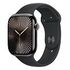 APPLE Watch Series 10 GPS + Cellular, 46mm Titangehäuse, Schiefer mit Sportarmband S/M, Schwarz (MWYD3QF/A)