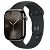APPLE Watch Series 10 GPS + Cellular, 46mm Titangehäuse, Schiefer mit Sportarmband M/L, Schwarz (MWYE3QF/A)