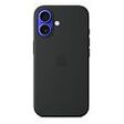APPLE iPhone 16 Silikon Case mit MagSafe, Schwarz [Late 2024] (MYY13ZM/A)