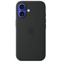 APPLE iPhone 16 Silikon Case mit MagSafe, Schwarz [Late 2024] (MYY13ZM/A)