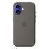 APPLE iPhone 16 Silikon Case mit MagSafe, Steingrau [Late 2024] (MYY33ZM/A)