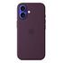 APPLE iPhone 16 Silicone Case with MagSafe, Plum [Late 2024] (MYY43ZM/A)