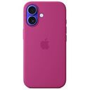 APPLE iPhone 16 Silicone Case with MagSafe, Fuchsia [Late 2024] (MYY53ZM/A)