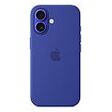APPLE iPhone 16 Silikon Case mit MagSafe, Ultramarin [Late 2024] (MYY63ZM/A)