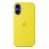 APPLE iPhone 16 Silicone Case with MagSafe, Star Fruit [Late 2024] (MYY73ZM/A)