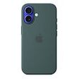 APPLE iPhone 16 Silikon Case mit MagSafe, Seegrün [Late 2024] (MYY83ZM/A)