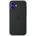 APPLE iPhone 16 Plus Silicone Case with MagSafe, Black [Late 2024] (MYY93ZM/A)