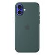 APPLE iPhone 16 Plus Silicone Case with MagSafe, Lake Green [Late 2024] (MYYH3ZM/A)