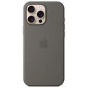 APPLE iPhone 16 Pro Max Silikon Case mit MagSafe, Steingrau [Late 2024] (MYYV3ZM/A)