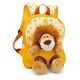 NICI Rucksack mit Löwe Plüschtier, Gelb (49850)