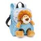 NICI Rucksack mit Löwe Plüschtier, Hellblau (49848)