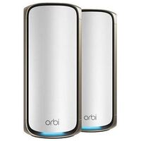 NETGEAR Orbi 970 Serie Quad-Band WiFi 7 Mesh-System, 2-Pack, White (RBE972S-100EUS)