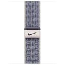 APPLE Nike Sport Loop 40mm, Grau/Blau [Late 2024] (MC1G4ZM/A)