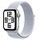 APPLE Watch SE (2nd Generation) GPS, 40mm Aluminium Case, Silver with Sport Loop, Blue Cloud [Late 2024] (MXEE3QF/A)