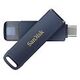 SANDISK Phone Drive for iPhone, 64GB, Metallic Sky (SDIXD0N-064G-GN6NN)