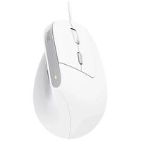 TRUST Bayo II Ergonomic Mouse, ECO certified, White (25397)