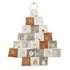 BOLTZE Advent Calendar Halmstad, White / Brown / Grey (2052896)