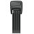 ABUS Folding Lock Bordo One 6000A/120 + SH Bracket, Black