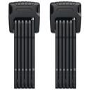 ABUS Faltschloss Bordo Granit 6500K/90 + SH Halter, Twinset, Schwarz