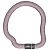 ABUS Chain Lock Goose Lock 6206K/110, Rosemauve