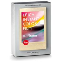 LEICA Instant Color Film, 10 Sheets, Neo Gold (19678)