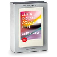 LEICA Instant Color Film Duo Pack, 20 Sheets, Warm White (19679)