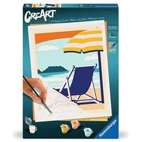 Malen nach Zahlen CreArt: Relax at the Beach (Ravensburger)