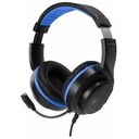 DELTACO Stereo Gaming Headset, Black / Blue, PS5 (GAM-127)