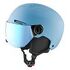 ALPINA Zupo Visor Q-Lite Ski Helmet, 48-52cm, Smoke-Blue Matt