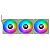 THERMALTAKE CT140 EX Reverse ARGB Sync, Matcha Green, 140mm, pack of 3 (CL-F199-PL14MG-A)