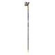 LEKI Traveller FX.One Carbon Nordic Walking Stock, 105 cm, Silvergrey/Midnightblue Dark Metallic/Neonyellow