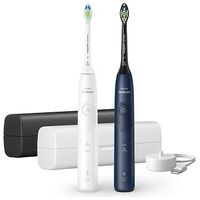 PHILIPS Sonicare 5500 + 2. Handstück, Weiss / Marineblau (HX7119/01)