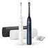 PHILIPS Sonicare 5500 + 2. Handstück, Weiss / Marineblau (HX7119/01)