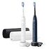 PHILIPS Sonicare 7100 + 2. Handstück, Weiss / Marineblau (HX7429/01)