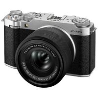 FUJIFILM X-M5 Kit, XC 15-45mm, Silber (4180323)