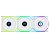 LIAN LI Uni Fan SL Wireless LCD 120 ARGB, 120mm, White, pack of 3 (12SLLCD1W3W)