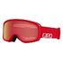 GIRO Cruz Flash, Red/White Wordmark + Amber Scarlet