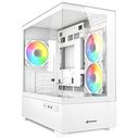 SHARKOON MK6 RGB Window, White