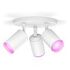 PHILIPS Hue White & Color Ambiance - Fugato (2024) Ceiling/Wall LED Spotlight 3-Spot, White (929003810401)