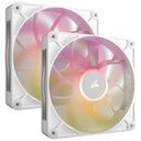 CORSAIR iCUE LINK RX140 MAX RGB Starter Kit, White, 140mm, pack of 2 (CO-9051040-WW)