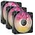 CORSAIR iCUE LINK RX120 MAX RGB Starter Kit, Black, 120mm, pack of 3 (CO-9051034-WW)