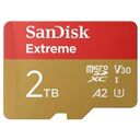 SANDISK Extreme microSDXC UHS-I U3, Class 10, V30, 2.0TB (SDSQXAV-2T00-GN6MA)