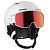 SALOMON Driver Prime Sigma Photo MIPS Ski Helmet, L (59-62 cm), White + Sigma Photo Poppy Red