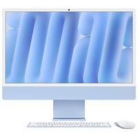 APPLE iMac 24" (Late 2024), Apple M4 (8C/8C), 16GB RAM, 256GB SSD, Blue, Swiss keyboard layout (MWUF3SM/A / Z1E5)
